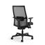 HON Ignition 2.0 Mid-Back Task Chair,  Fog 4-way Stretch Mesh Back, Adjustable Lumbar Support, Black Thumbnail 5