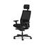 HON Ignition 2.0 Mesh Office Chair with Headrest, Mid-Back, Synchro-Tilt, Black Thumbnail 6
