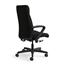 HON Ignition Executive High-Back Chair, Center-Tilt, Tension, Lock, Fixed Arms, Black Leather Thumbnail 4