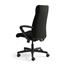HON Ignition Executive High-Back Chair, Center-Tilt, Tension, Lock, Fixed Arms, Black Leather Thumbnail 8