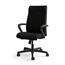 HON Ignition Executive High-Back Chair, Center-Tilt, Tension, Lock, Fixed Arms, Black Leather Thumbnail 11