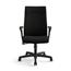 HON Ignition Executive High-Back Chair, Center-Tilt, Tension, Lock, Fixed Arms, Black Leather Thumbnail 12