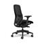 HON Nucleus Recharged Task Chair, Mid-Back, Advanced Synchro-Tilt, 2-Way Adjustable Arms, Lumbar, Black Mesh Thumbnail 3