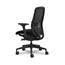 HON Nucleus Recharged Task Chair, Mid-Back, Advanced Synchro-Tilt, 2-Way Adjustable Arms, Lumbar, Black Mesh Thumbnail 5