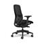 HON Nucleus Recharged Task Chair, Mid-Back, Advanced Synchro-Tilt, 2-Way Adjustable Arms, Lumbar, Black Thumbnail 3