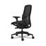 HON Nucleus Recharged Task Chair, Mid-Back, Advanced Synchro-Tilt, 2-Way Adjustable Arms, Lumbar, Black Thumbnail 5