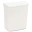 Hospeco Wall Mount Sanitary Napkin Receptacle, Plastic, 1gal, White Thumbnail 5