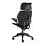 Humanscale Freedom Task Chair with Headrest, Adjustable Duron Arms, Graphite Frame, Corde 4 Black Thumbnail 3