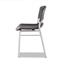 Iceberg CafWorks Chair, Blow Molded Polyethylene, Graphite/Silver, 2/Carton Thumbnail 6
