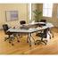 Iceberg OfficeWorks Mobile Training Table, 60w x 18d x 29h, Gray/Charcoal Thumbnail 5