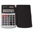 Innovera® Handheld Calculator, Hard Flip Case, 8-Digit LCD, Dual Power, Silver Thumbnail 2