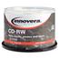 Innovera CD-RW Rewritable Disc, 700 MB/80 min, 12x, Spindle, Silver, 50/Pack Thumbnail 1