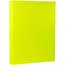 JAM Paper Neon Cardstock, Letter, 8 1/2" x 11", 43 lb., Fluorescent Yellow, 250/PK Thumbnail 1