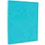 JAM Paper Colored Cardstock, Letter Coverstock, 8 1/2" x 11", 65 lb., Blue, Recycled, 50/RM Thumbnail 1