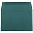 JAM Paper A9 Premium Invitation Envelopes, 5 3/4" x 8 3/4", Teal Green, 25/PK Thumbnail 2