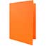 JAM Paper Premium Matte Cardstock Twin Pocket Folders, Orange, 6/PK Thumbnail 3