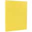 JAM Paper Vellum Bristol Cardstock, 8 1/2 x 11, 67lb Yellow, 50/PK Thumbnail 2
