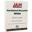 JAM Paper Recycled Parchment Cardstock, 8 1/2 x 11, 65lb White, 250/RM Thumbnail 1