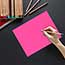 JAM Paper Colored Cardstock, Letter Coverstock, 8 1/2" x 11", 65 lb., Ultra Fuchsia, 50/RM Thumbnail 2