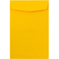 JAM Paper 6" x 9" Open End Catalog Premium Envelopes, Sunflower Yellow, 50/PK Thumbnail 1