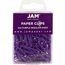 JAM Paper Paperclips, Regular Size, Purple, 100/Pack Thumbnail 1
