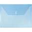 JAM Paper Plastic Envelopes with Hook & Loop Closure, Letter Booklet, 9 3/4" x 13", Assorted, 12/BX Thumbnail 2