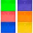 JAM Paper Plastic Envelopes with Hook & Loop Closure, 3/4" x 13" with 1" Expansion, Assorted, 12/BX Thumbnail 1