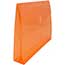 JAM Paper Plastic Expansion Envelopes with Hook & Loop Closure, Letter Booklet, 9 3/4" x 13", 2" Expansion, Orange, 12/PK Thumbnail 3