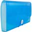 JAM Paper Accordion Folders, 13-Pocket Plastic Expanding File with Button & String Closure, Check Size, 5" x 10 1/2", Blue Thumbnail 5