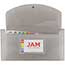 JAM Paper Plastic Accordion Folder, 13 Pocket Expanding File with Elastic String Closure, Smoke Gray Thumbnail 3