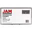 JAM Paper Plastic Accordion Folder, 13 Pocket Expanding File with Elastic String Closure, Smoke Gray Thumbnail 2