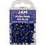JAM Paper Colorful Push Pins, Blue, 100/Box, 2 BX/PK Thumbnail 1