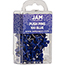 JAM Paper Colorful Push Pins, Blue, 100/Box, 2 BX/PK Thumbnail 2