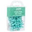 JAM Paper Pushpins, Teal, 100/Pack Thumbnail 3
