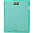 JAM Paper Plastic Sleeves, 9" x 11 1/2", Green, 120/BX Thumbnail 3