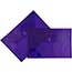 JAM Paper Plastic Envelopes with Hook & Loop Closure, Legal Booklet, 9 3/4" x 14 1/2", Purple, 12/PK Thumbnail 2
