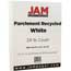 JAM Paper Recycled Parchment Paper, 8 1/2 x 11, White, 500/RM Thumbnail 1