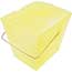 JAM Paper Plastic Chinese Take Out Containers, Large, 4" x 3 1/2" x 4", Yellow, 6/PK Thumbnail 3
