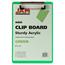 JAM Paper Plastic Clipboards with Low Profile Metal Clip, 6" x 9", Green, 12/BX Thumbnail 2