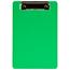 JAM Paper Plastic Clipboards with Low Profile Metal Clip, 6" x 9", Green, 12/BX Thumbnail 1
