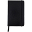 JAM Paper Hardcover Notebook with Elastic Band, 3 3/4" x 5 5/8", Black, 100 Lined Sheets Thumbnail 1