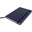 JAM Paper Hardcover Notebook with Elastic Band, 5 7/8" x 8 1/2", Blue, 100 Lined Sheets Thumbnail 3