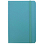 JAM Paper Hardcover Notebook with Elastic Band, 4" x 6", Caribbean Blue, 70 Lined Sheets Thumbnail 1