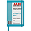 JAM Paper Hardcover Notebook with Elastic Band, 4" x 6", Caribbean Blue, 70 Lined Sheets Thumbnail 2