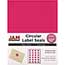 JAM Paper Circle Label Sticker Seals, 1 2/3" Diameter, Neon Pink, 120 Labels Thumbnail 1