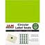 JAM Paper Circle Label Sticker Seals, 1 2/3" Diameter, Neon Green, 120 Labels Thumbnail 1