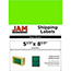 JAM Paper Shipping Labels, Half Page, 5 1/2" x 8 1/2", Assorted Bright Neon Colors, 150/PK Thumbnail 3