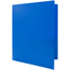 JAM Paper Plastic Heavy Duty 2 Pocket School Presentation Folders, Blue, 6/PK Thumbnail 4