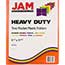 JAM Paper Heavy Duty Plastic 2 Pocket School Folder, Assorted Fashion Colors, 6/PK Thumbnail 3