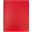 JAM Paper Heavy Duty Plastic Multi Pocket Folders, 10 Pocket, Red Thumbnail 2